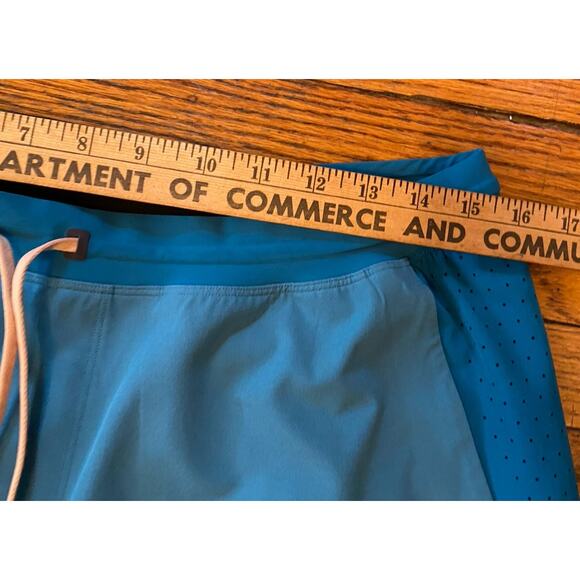 Lululemon Pace Breaker Shorts Pockets Men’s Medium Blue - Picture 6 of 12
